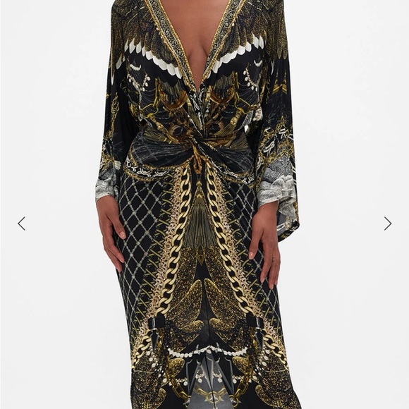 CAMILLA Long Split Front Twist Statement Dress
Ravin Raven LIKE NEW Sold Out XL - Picture 10 of 15